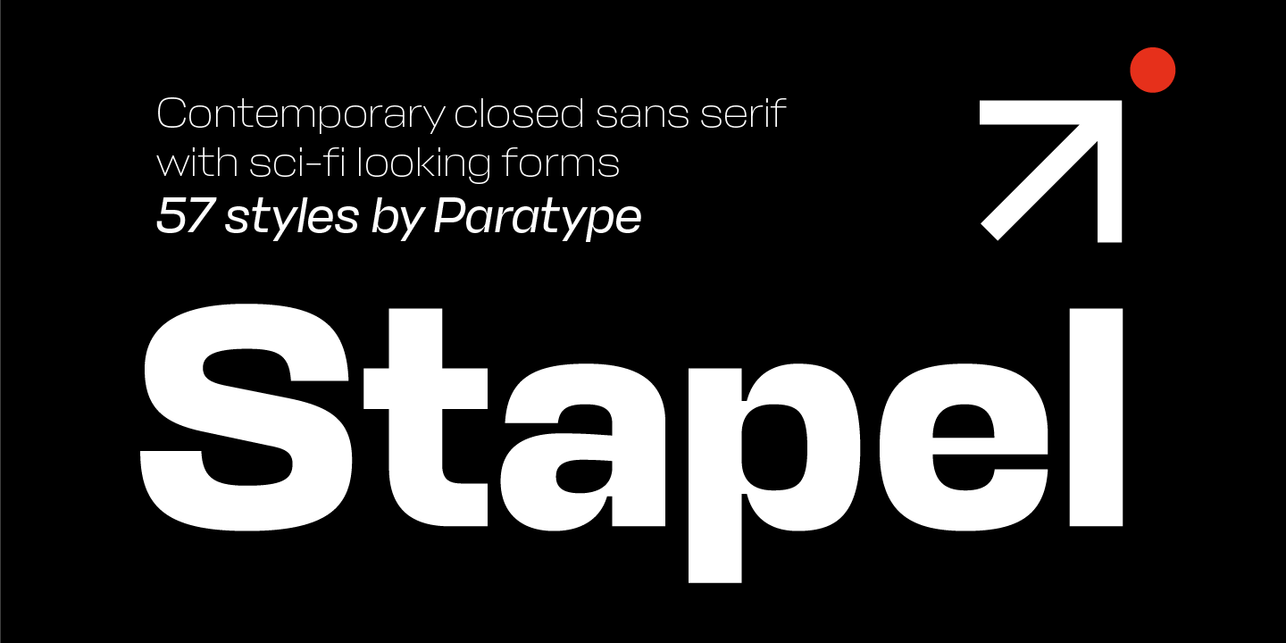 Пример шрифта Stapel Condensed #1